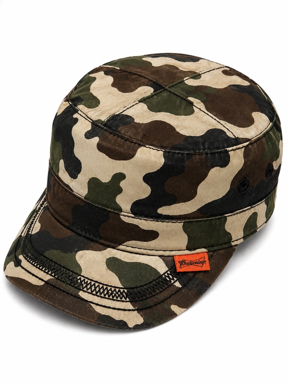 Vintage 2008 Budweiser Camo Hat Collectible Anheuser-Busch Paramount Outdoors